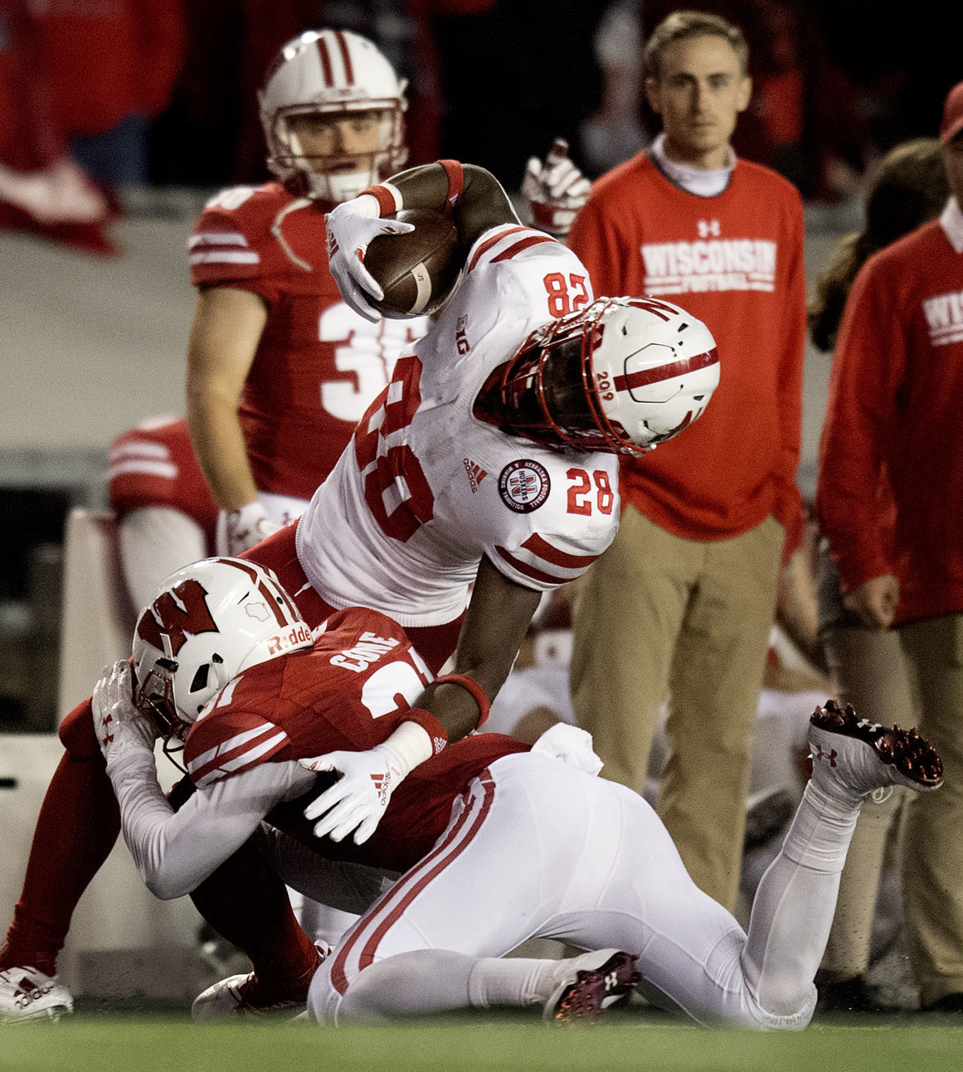 Nebraska vs. Wisconsin, college football, 10.6.18